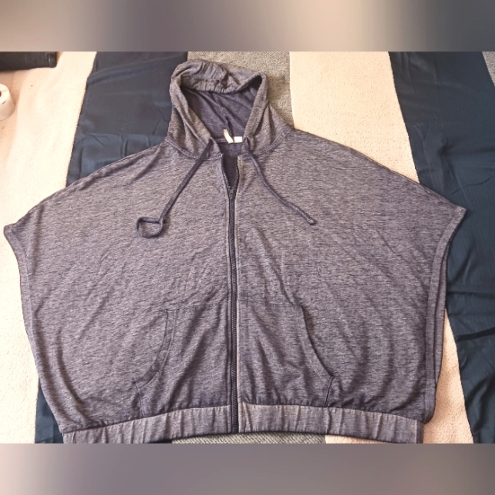 Live Well Active Full Zip Open Side Hoodie Oversized XL
